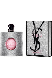 YSL Opium perfume bottle and packaging on a white background