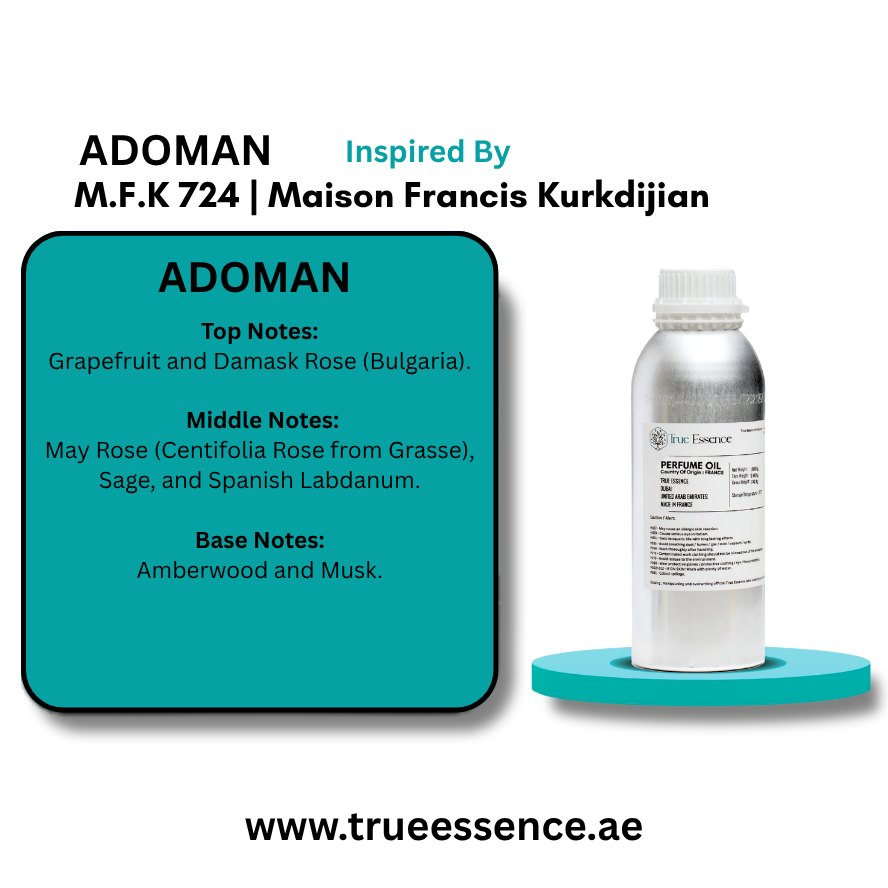 ADOMAN Inspired by L’Homme À la Rose | Maison Francis Kurkdjian | Top Quality
