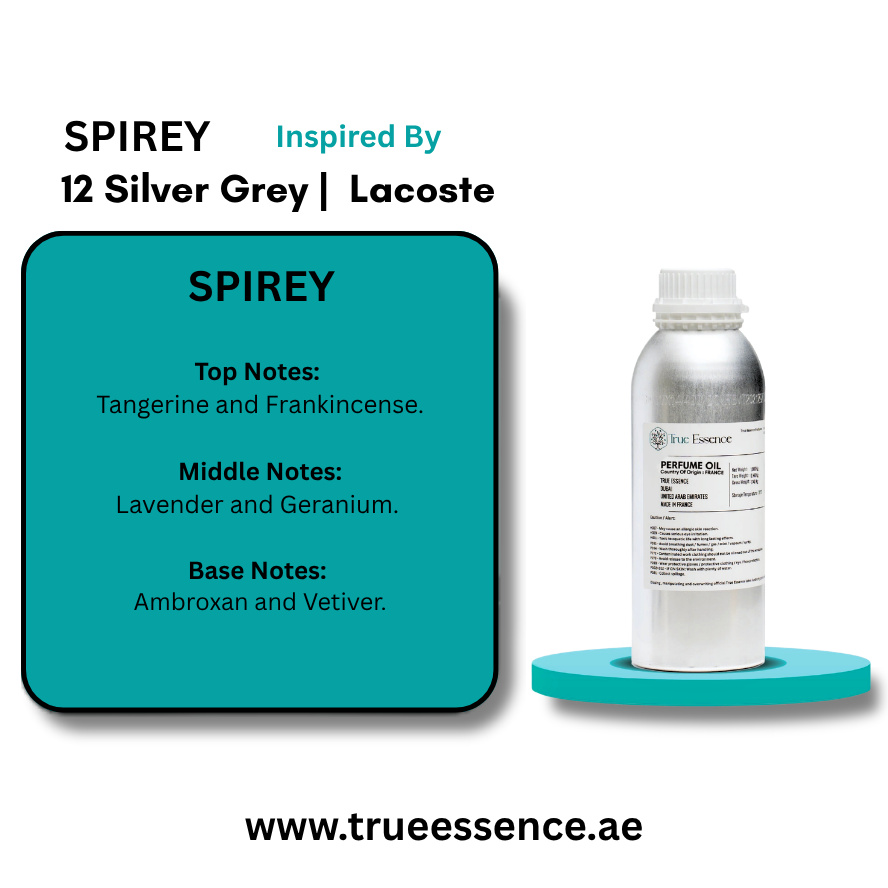 SPIREY Inspired by  12 Silver Grey |  Lacoste | Medium Quality