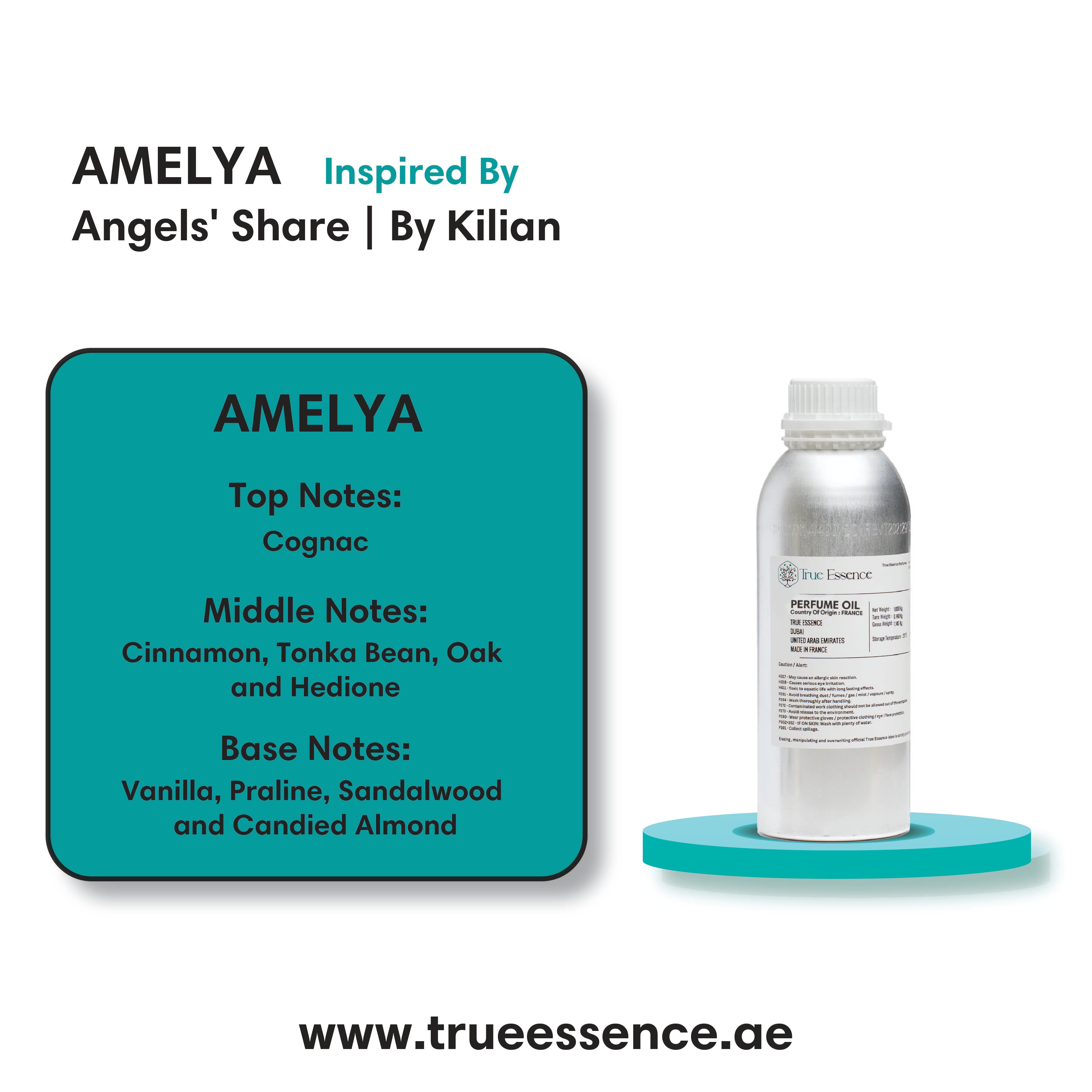 AMELYA Inspired By Angels' Share | By Kilian | Medium Quality