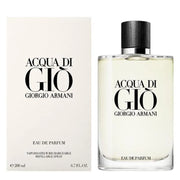 Acqua di Giò Eau de Parfum bottle and packaging on a white background