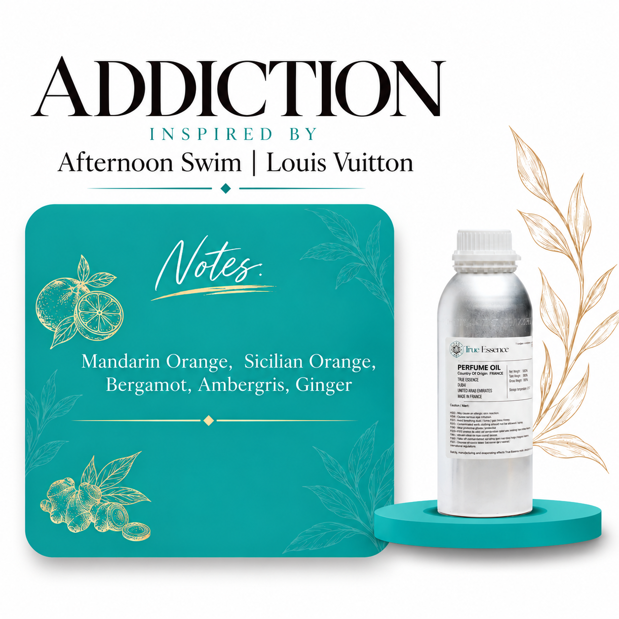 ADDICTION Inspired By Afternoon Swim | Louis Vuitton | Medium Quality