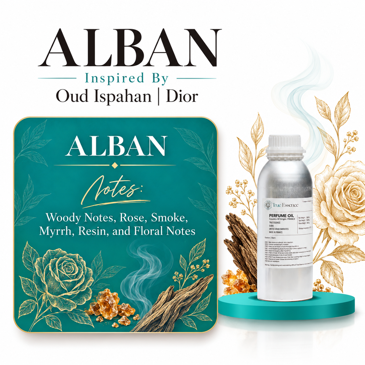 ALBAN Inspired By Oud Ispahan | Dior | Top Quality