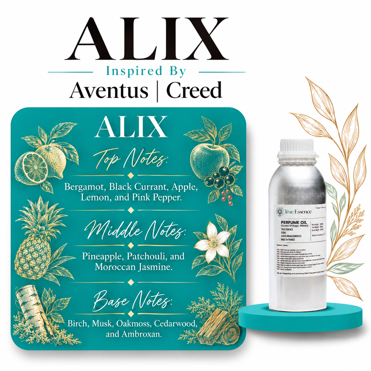 ALIX Inspired by Aventus | Creed | Medium Quality