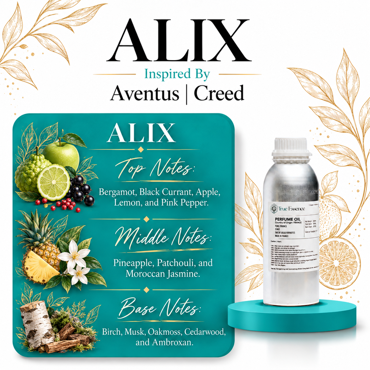 ALIX Inspired by Aventus | Creed | Premium Quality