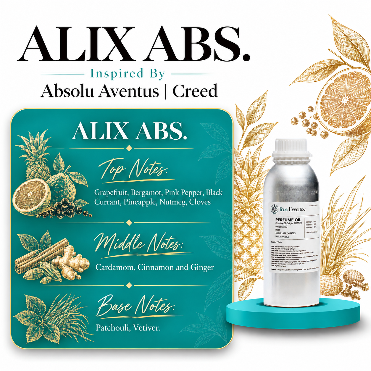 ALIX ABS. Inspired By Absolu Aventus | Creed | Medium Quality