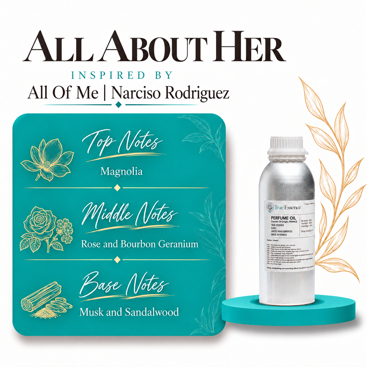 ALL ABOUT HER Inspired By All Of Me | Narciso Rodriguez | Top Quality