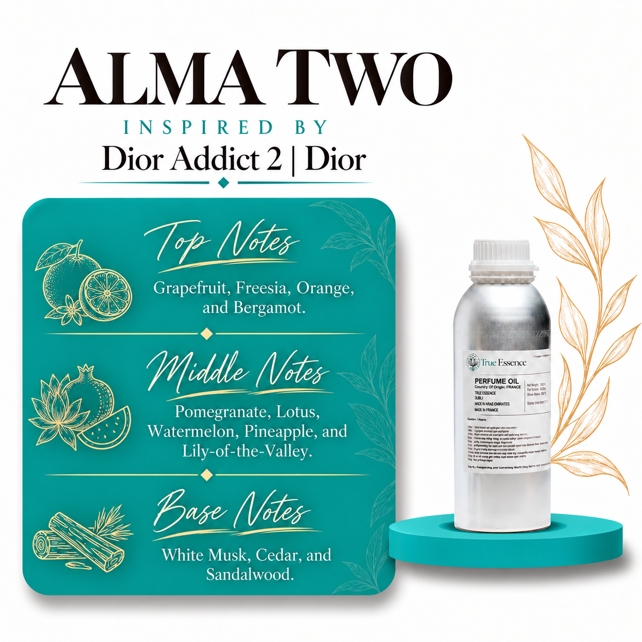 ALMA TWO Inspired by  Dior Addict 2 | Dior | Medium Quality