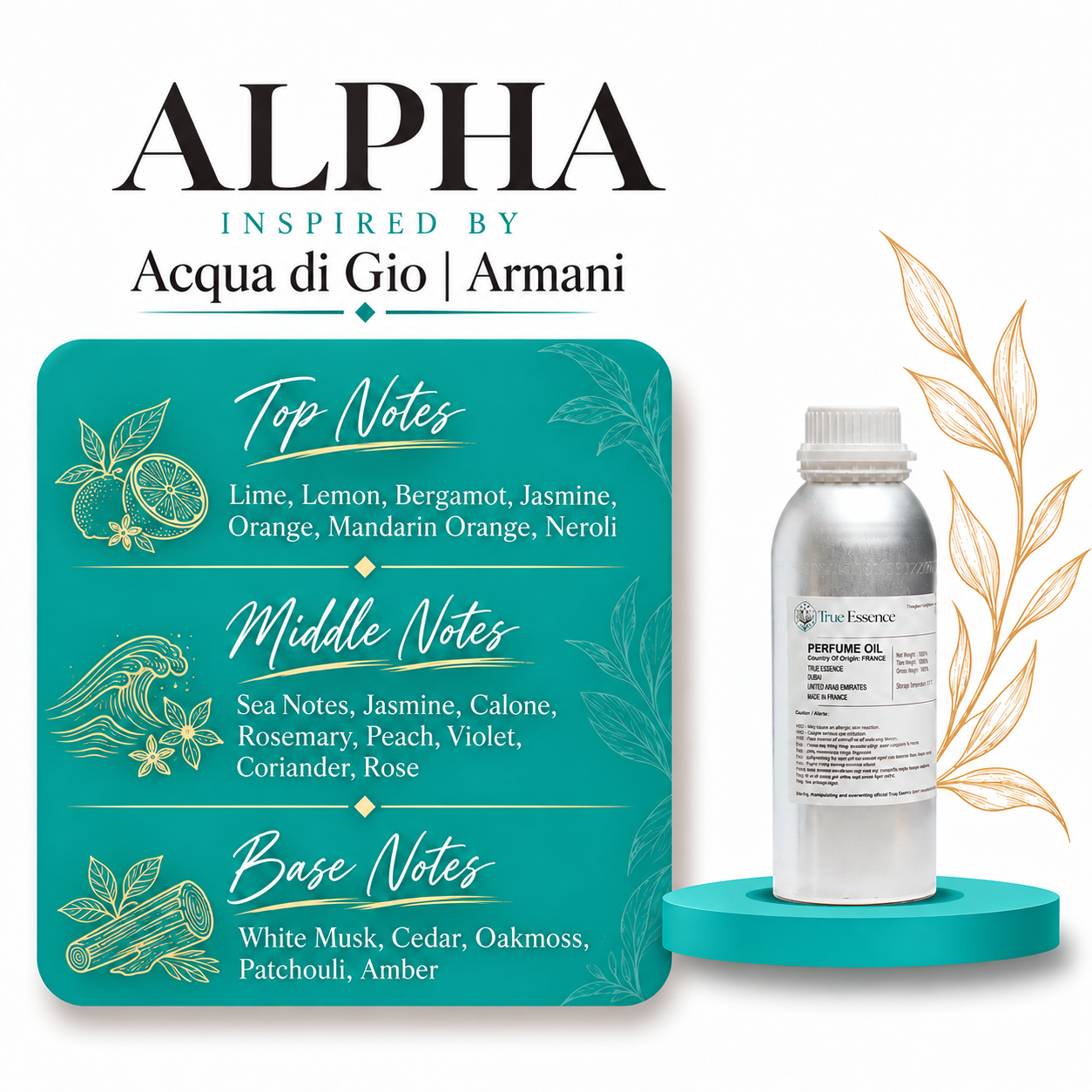 ALPHA Inspired By Acqua di Gio | Armani | Top Quality