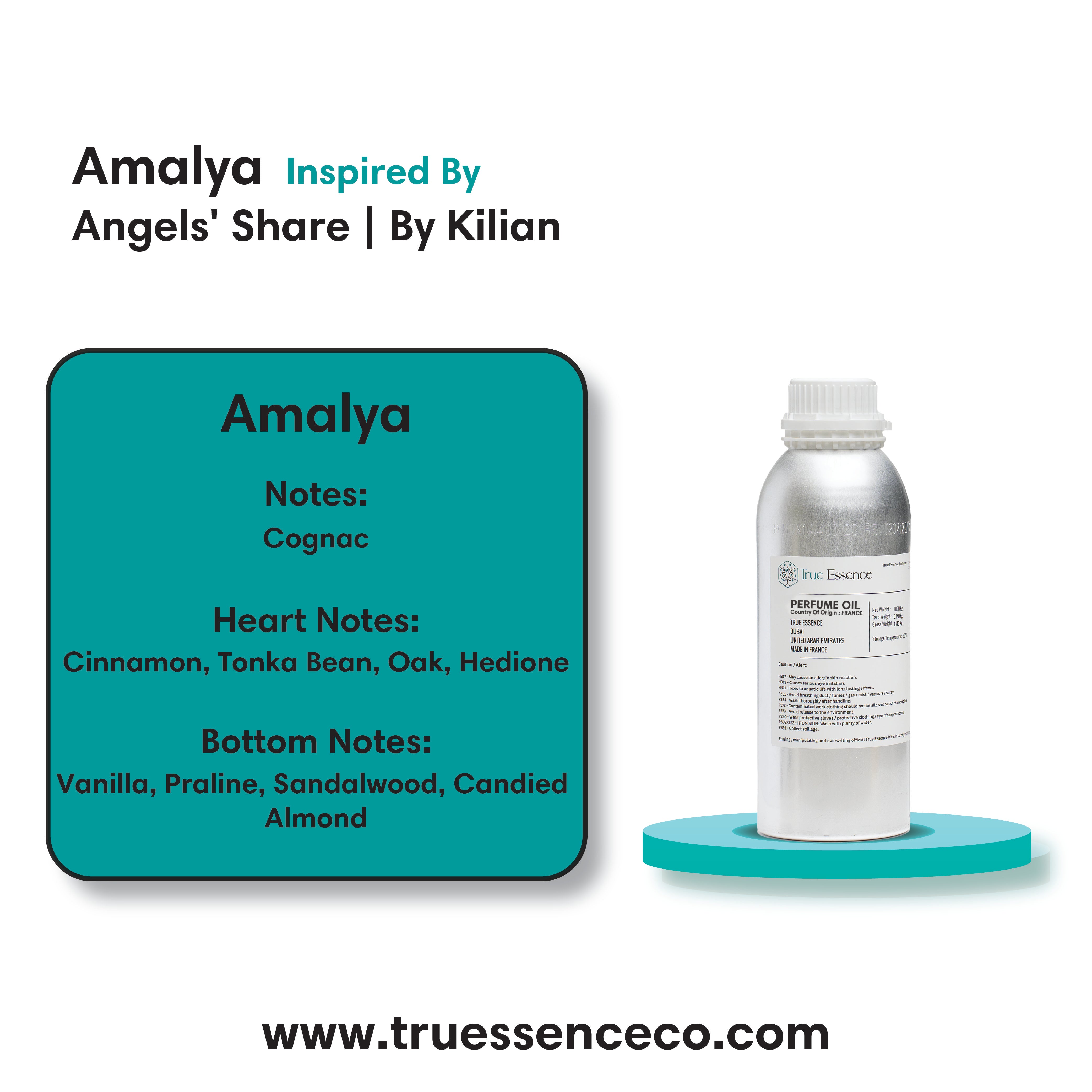 AMALYA Inspired By Angels' Share | Kilian | Top Quality