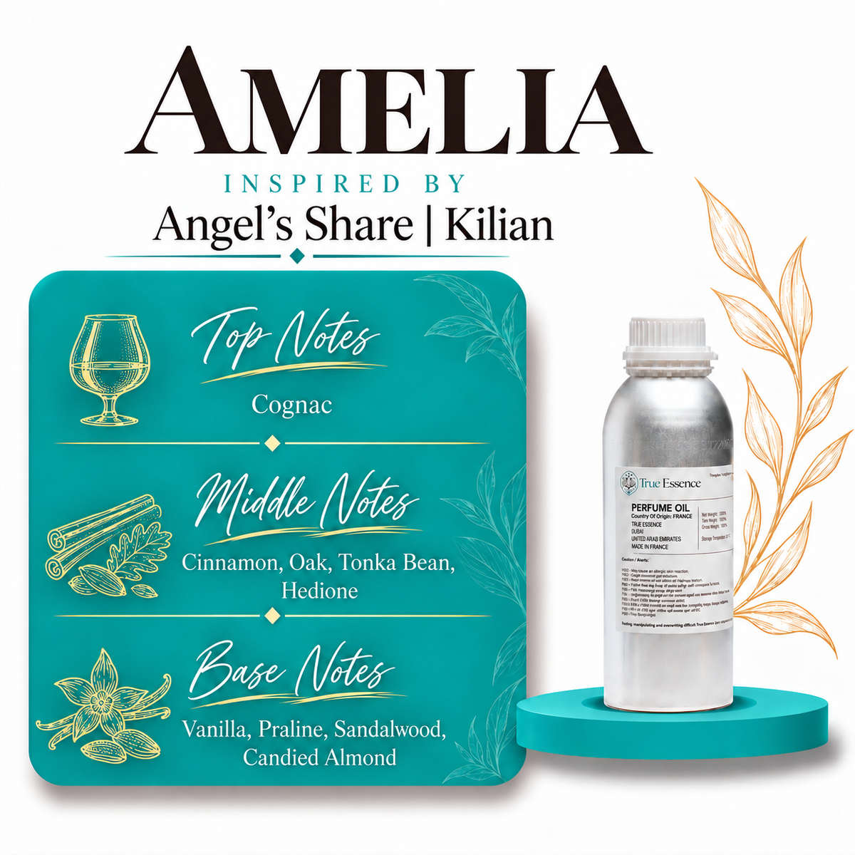AMELIA Inspired by Angel’s Share | Killian | Premium Quality