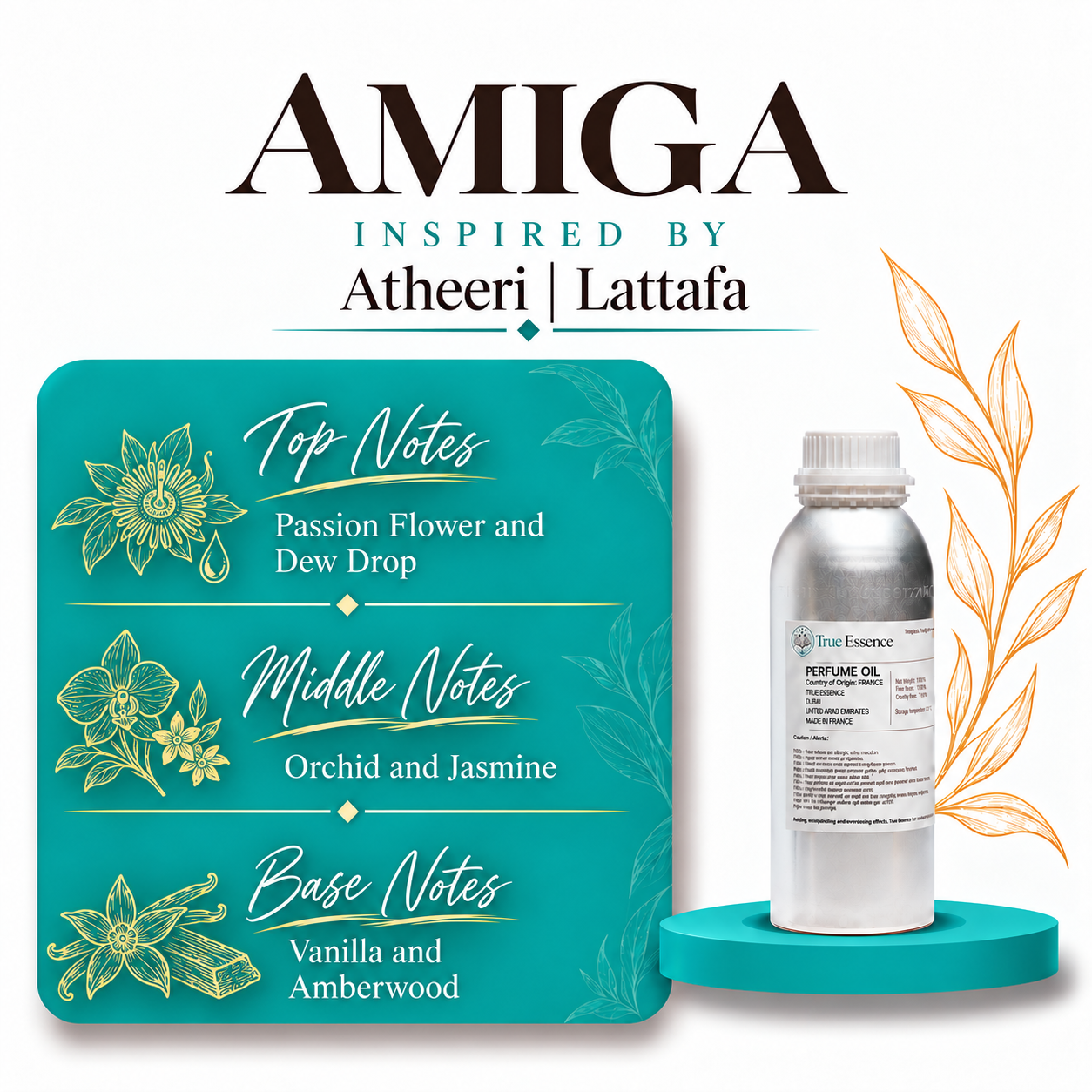 AMIGA Inspired by Atheeri | Lattafa | Medium Quality