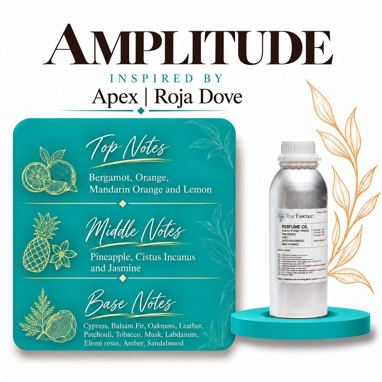 AMPLITUDE Inspired By Apex | Roja Dove | Medium Quality