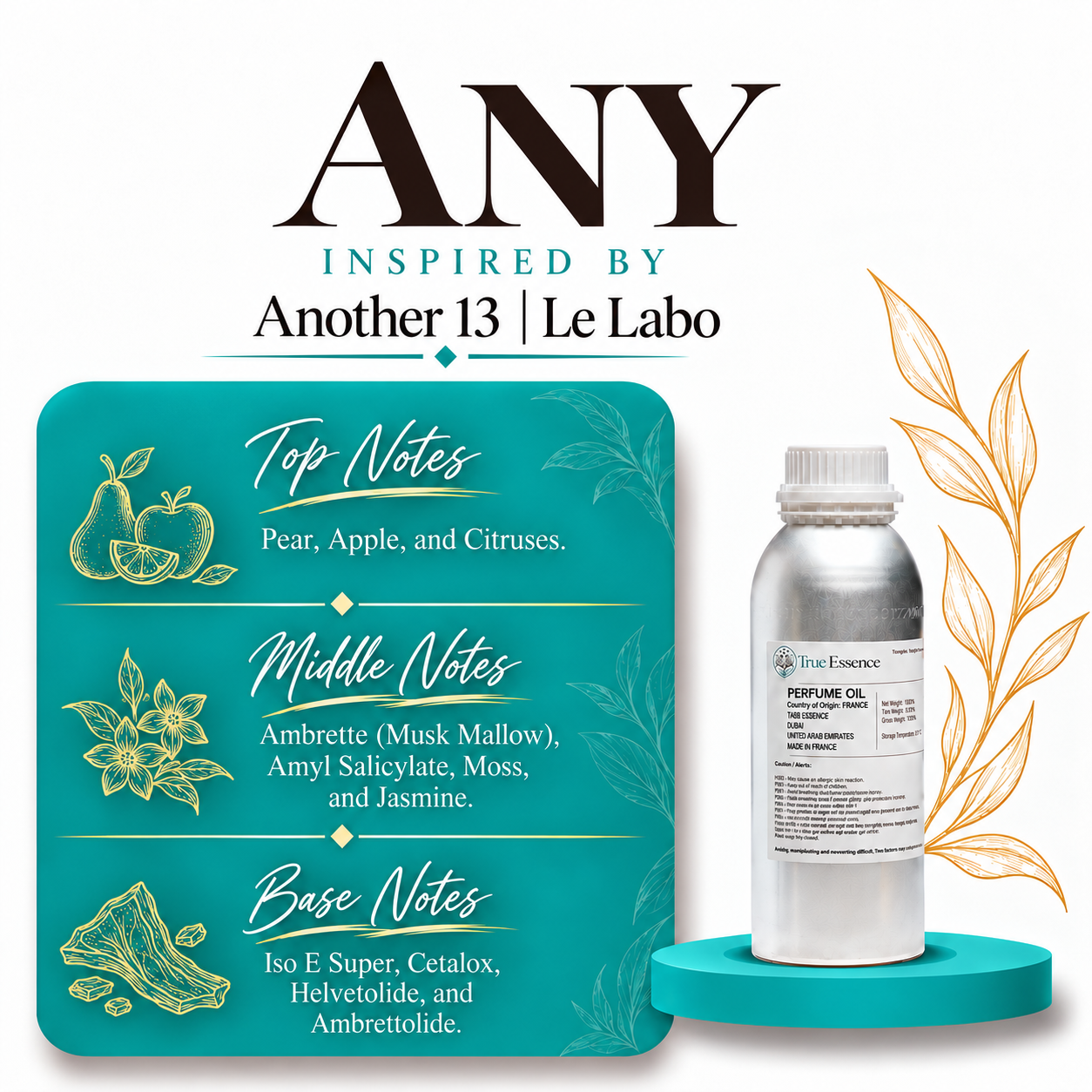 ANY Inspired by Another 13 | Le Labo | Medium Quality