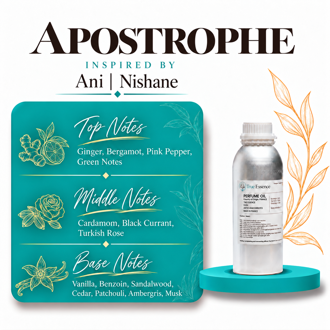 APOSTROPHE Inspired By Ani | Nishane | Top Quality