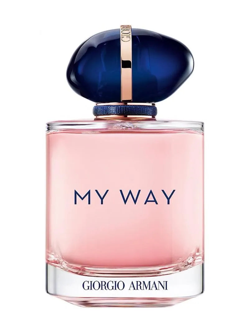 Giorgio Armani 'My Way' perfume bottle on a white background