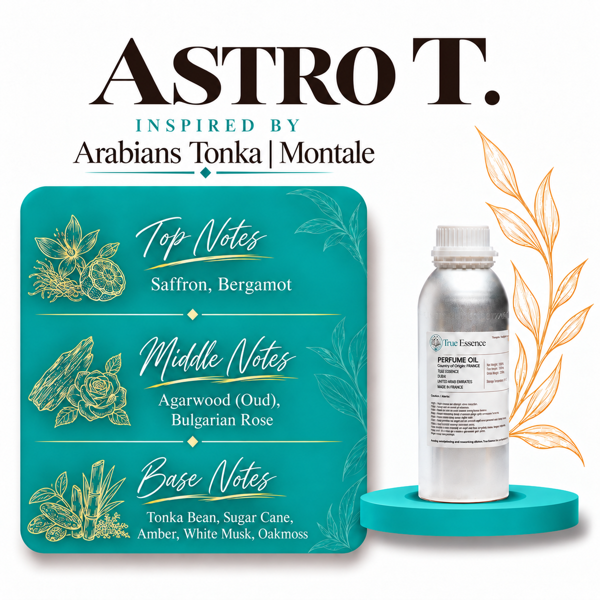 ASTRO T. Inspired by Arabians Tonka | Montale | Medium Quantity