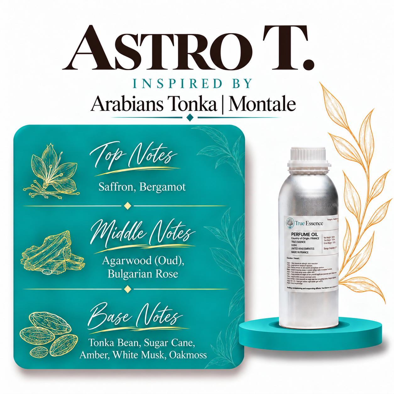 ASTRO T. Inspired by Arabians Tonka | Montale | Top Quantity