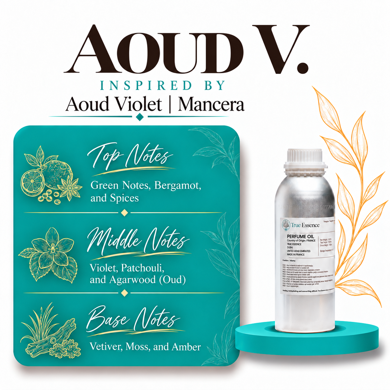 AOUD V. Inspired by Aoud Violet | Mancera | Top Quality