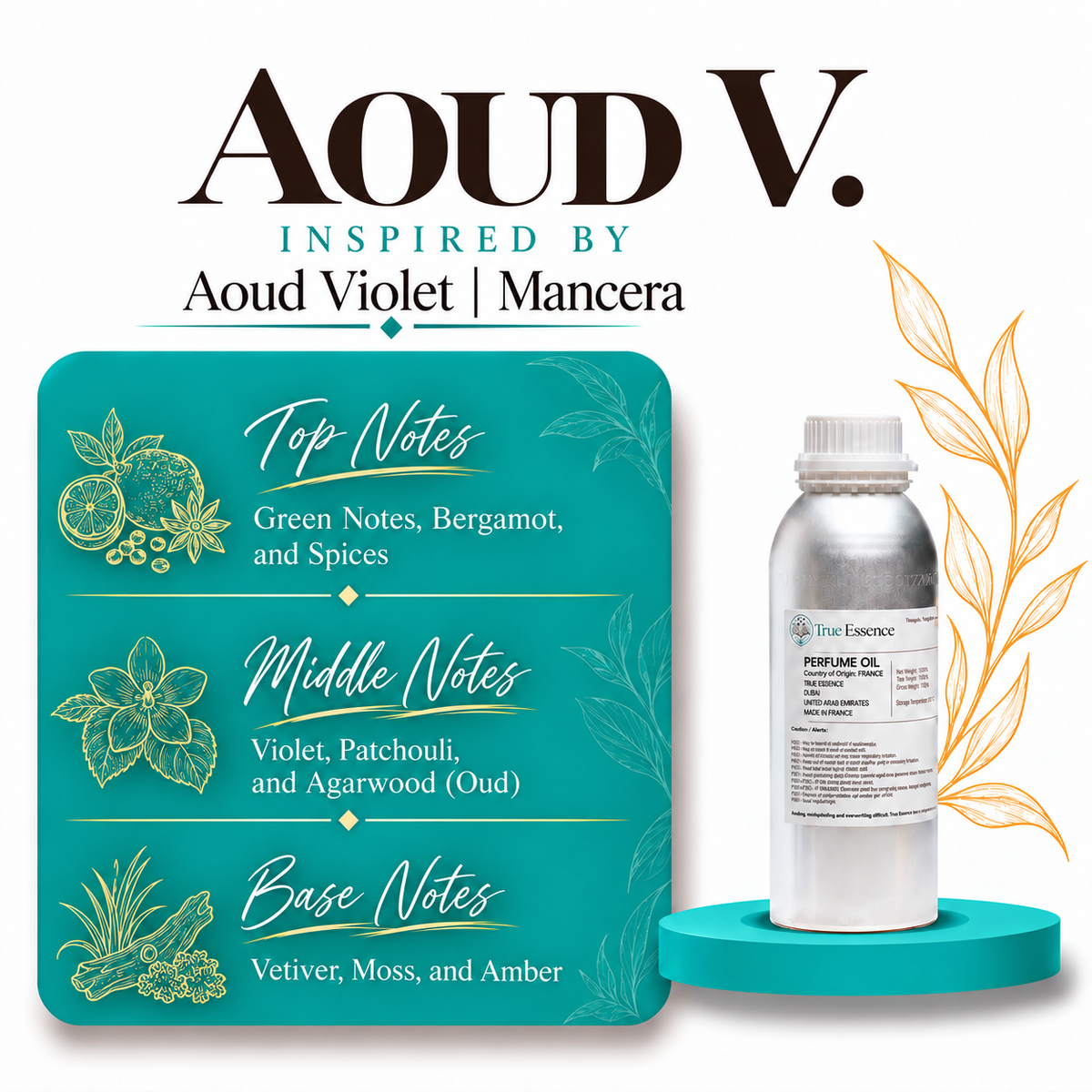 AOUD V. Inspired by Aoud Violet | Mancera | Top Quality