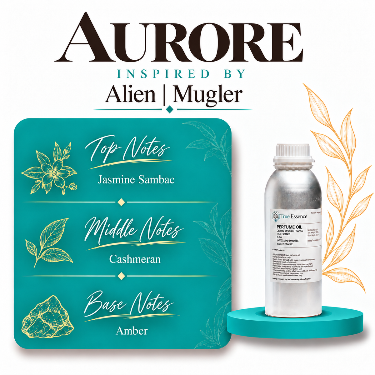 AURORE Inspired By Alien | Mugler | Top Quality
