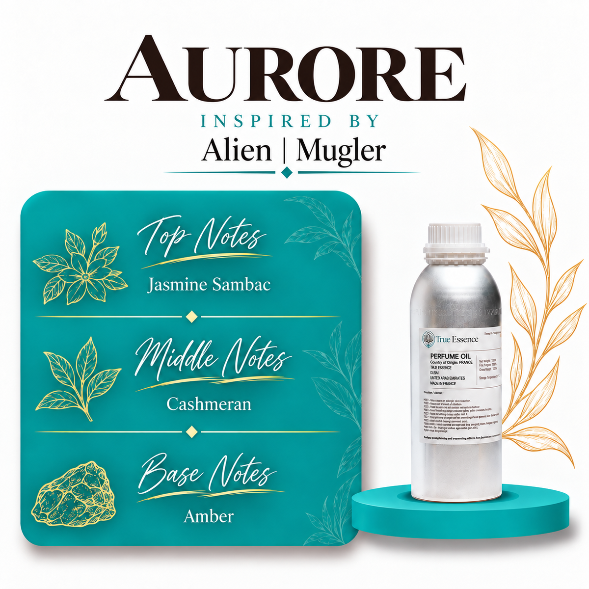 AURORE Inspired By Alien | Mugler | Medium Quality