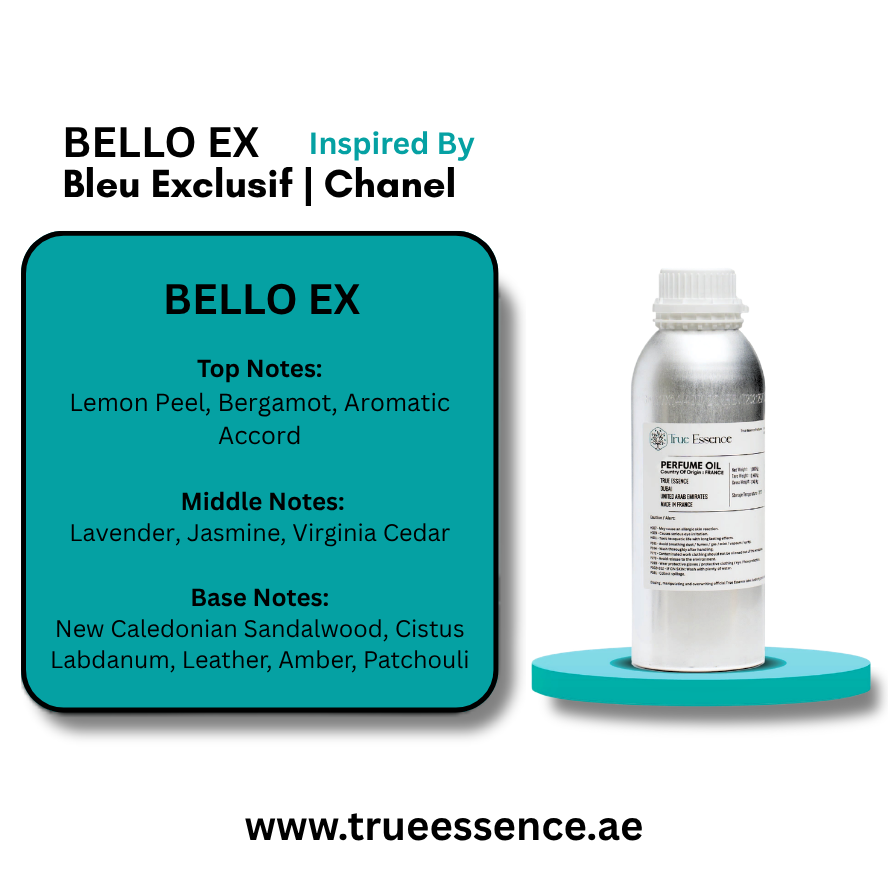 BELLO EX Inspired by Bleu Exclusif | Chanel | Medium Quality