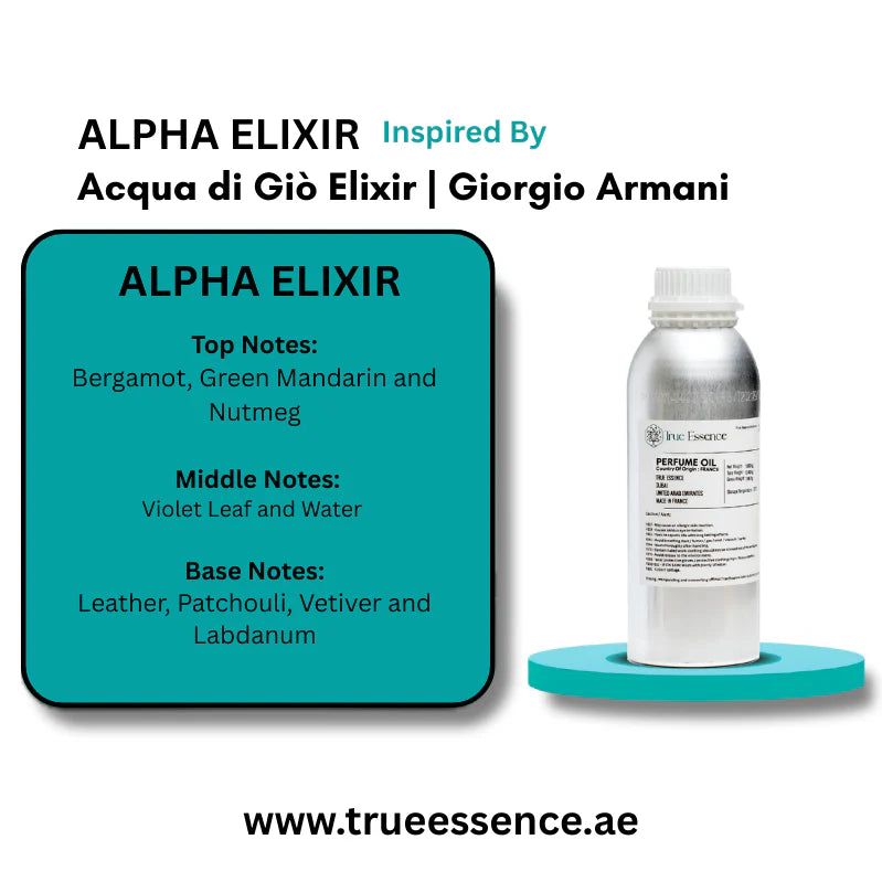 ALPHA ELIXIR Inspired by Acqua di Giò Elixir | Giorgio Armani | Medium Quality