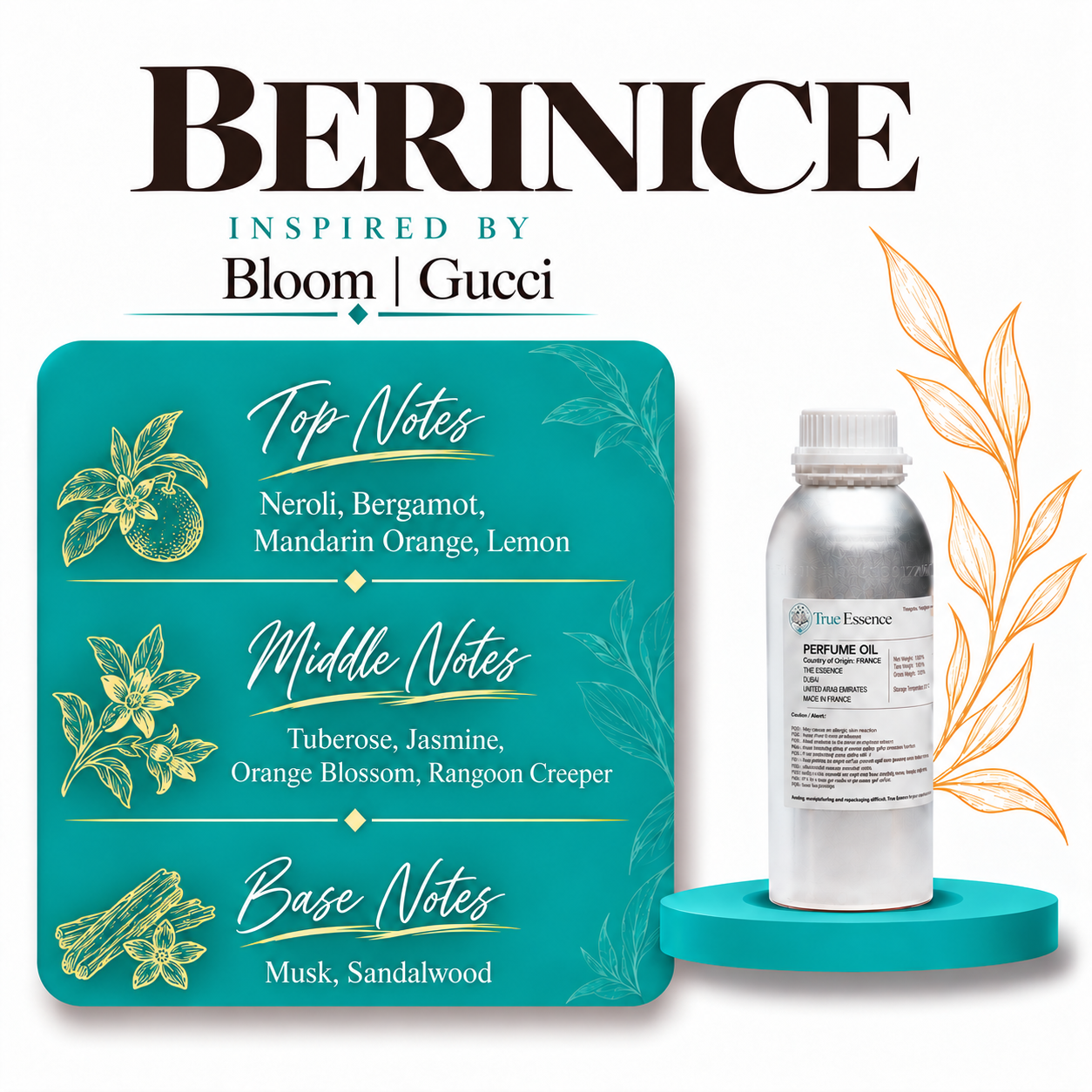 BERINICE Inspired By Bloom | Gucci | Medium Quality