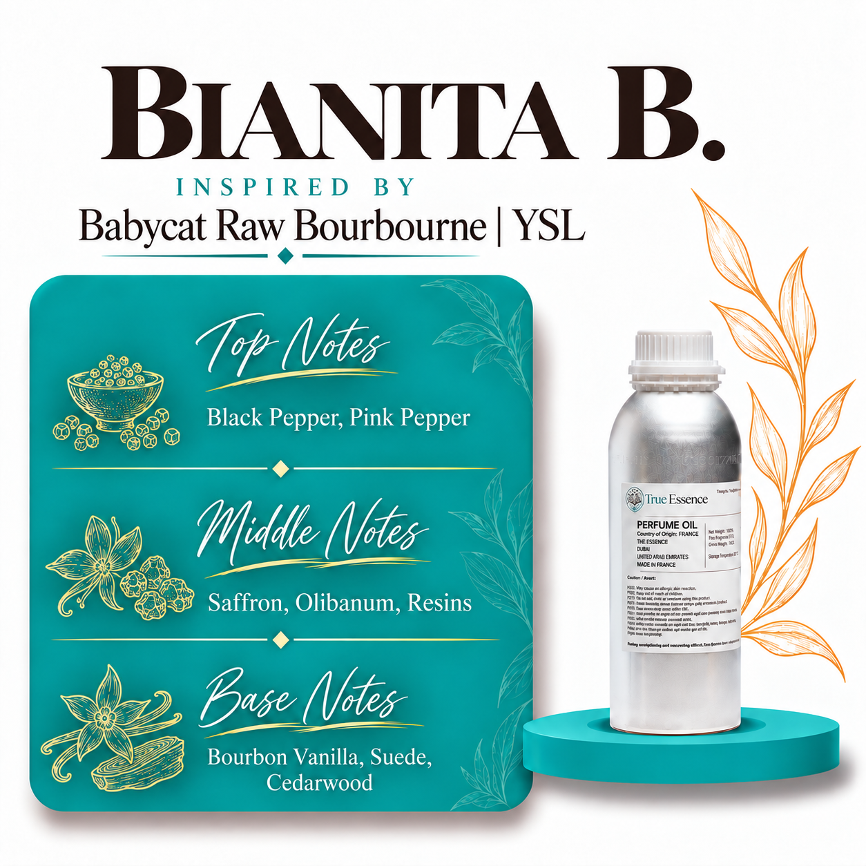 BIANITA B. Inspired by Babycat Raw Bourbon | Yves Saint Laurent | Medium Quality