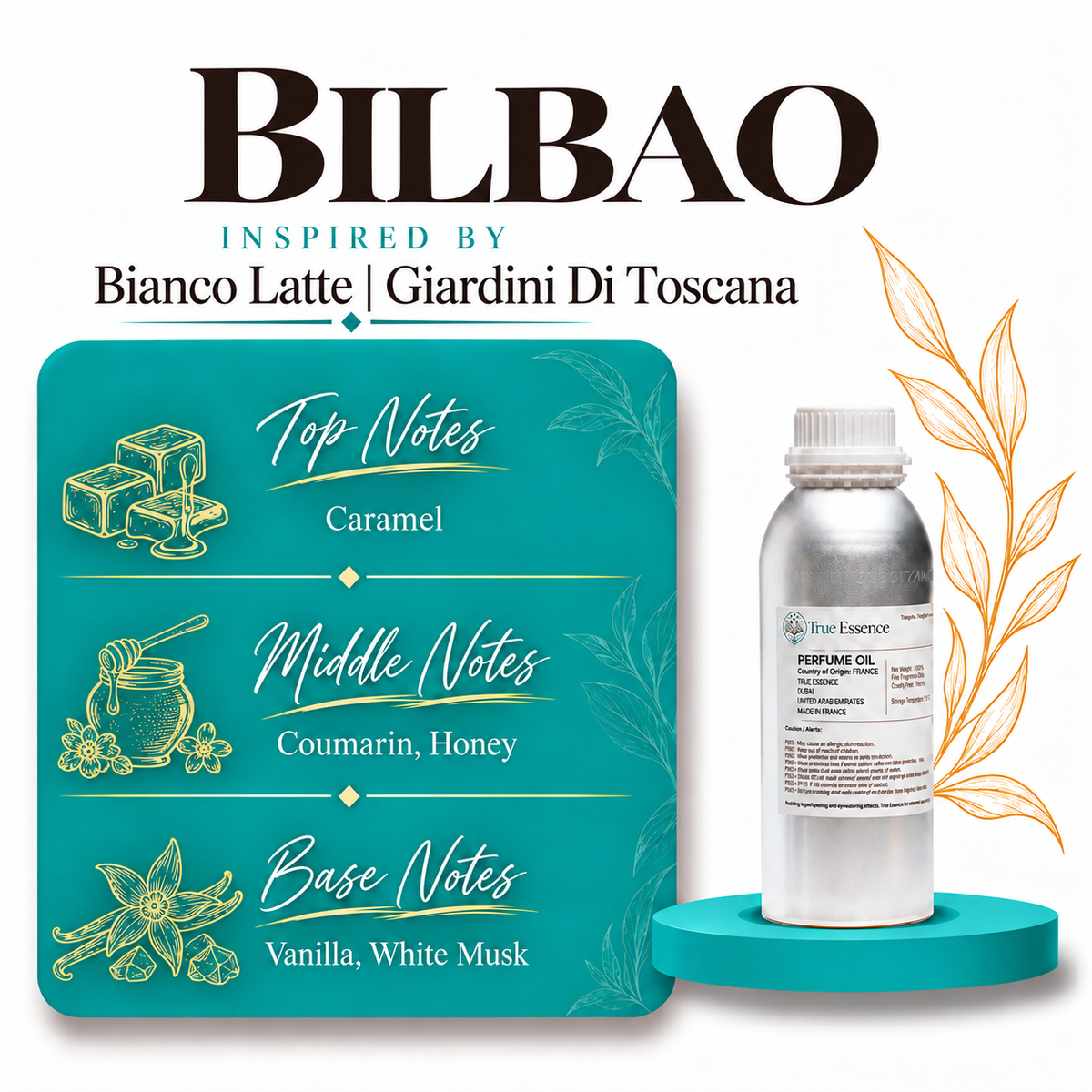 BILBAO Inspired by Bianco Latte | Giardini Di Toscana | Medium Quality