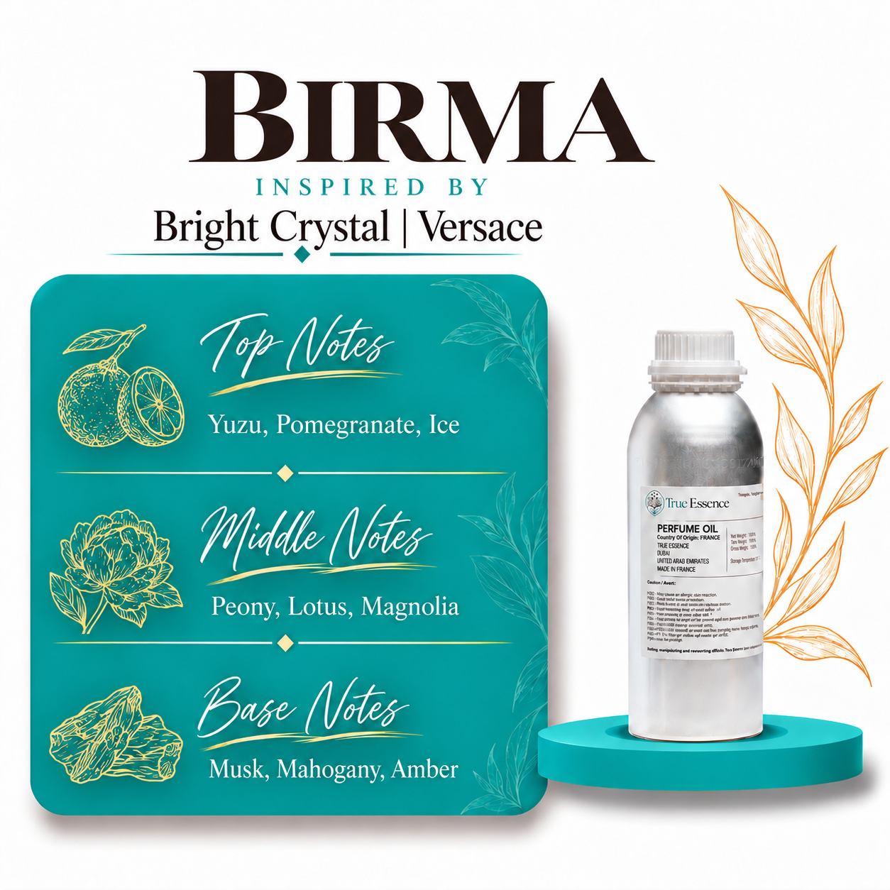 BIRMA Inspired By Bright Crystal | Versace | Top Quality