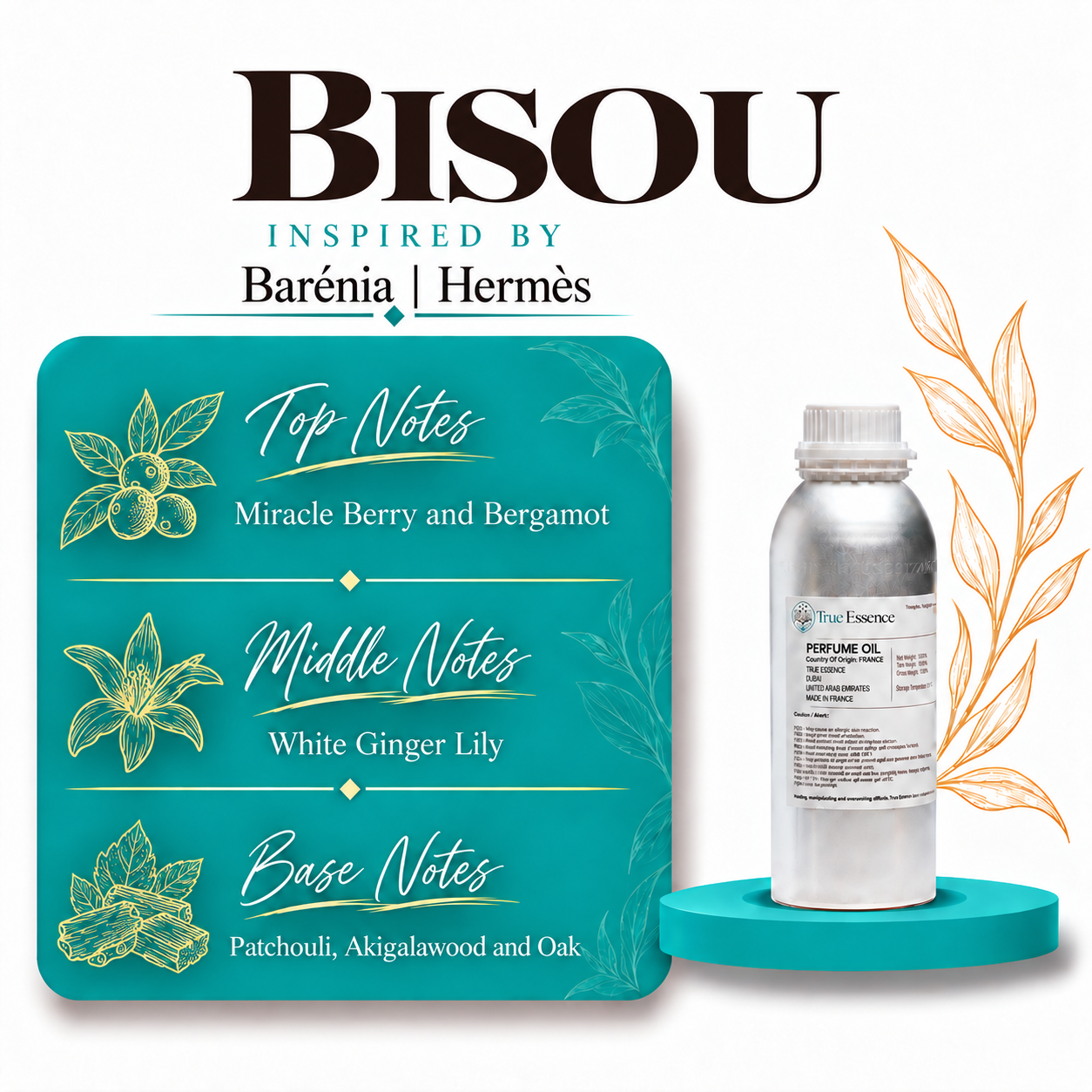 BISOU Inspired by Barénia  | Hermès | Medium Quality