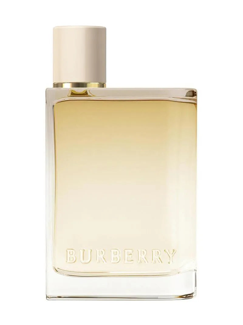 Burberry perfume bottle on a white background