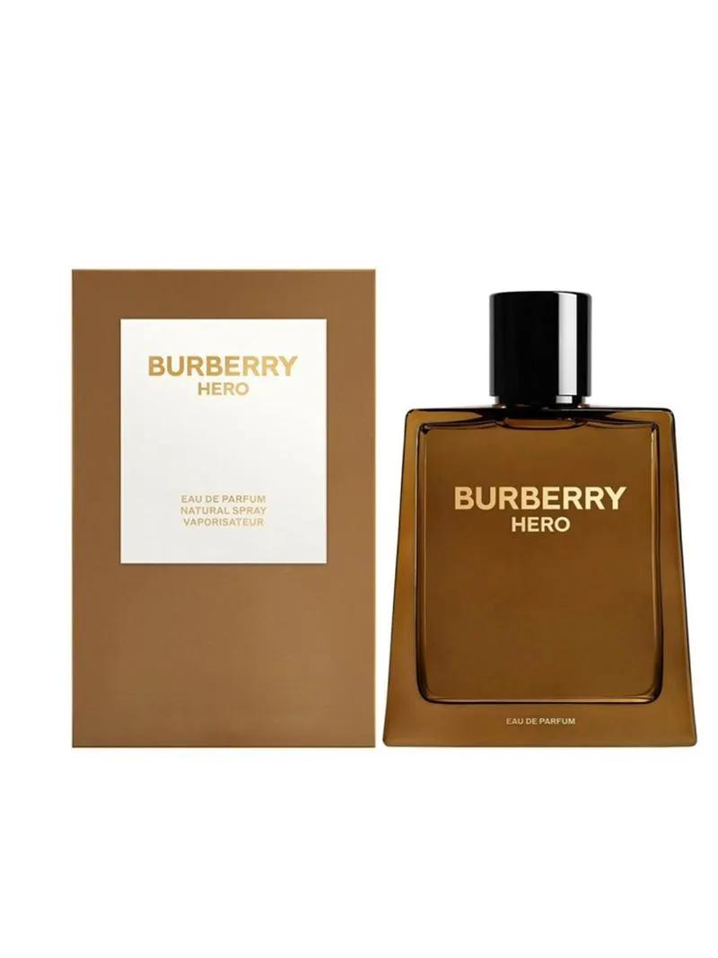 Burberry Hero perfume bottle and packaging on a white background
