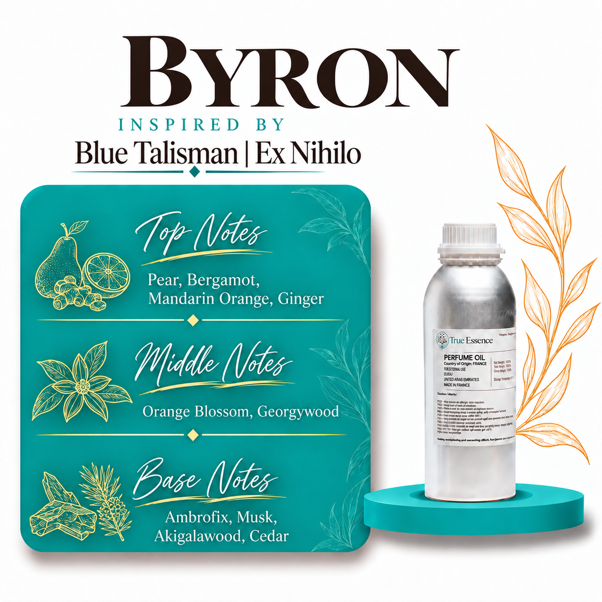 BYRON Inspired by Blue Talisman | Ex Nihilo | Top Quality