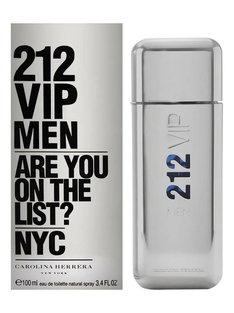 Carolina Herrera 212 VIP Men's perfume bottle and packaging