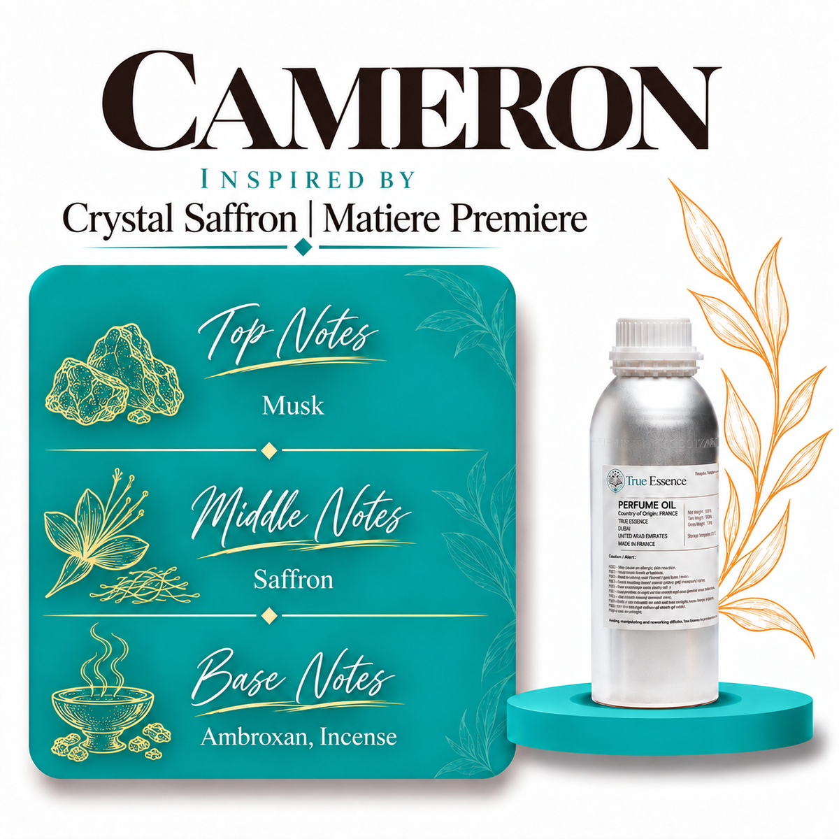 CAMERON Inspired By Crystal Saffron | Matiere Premiere | Medium Quality