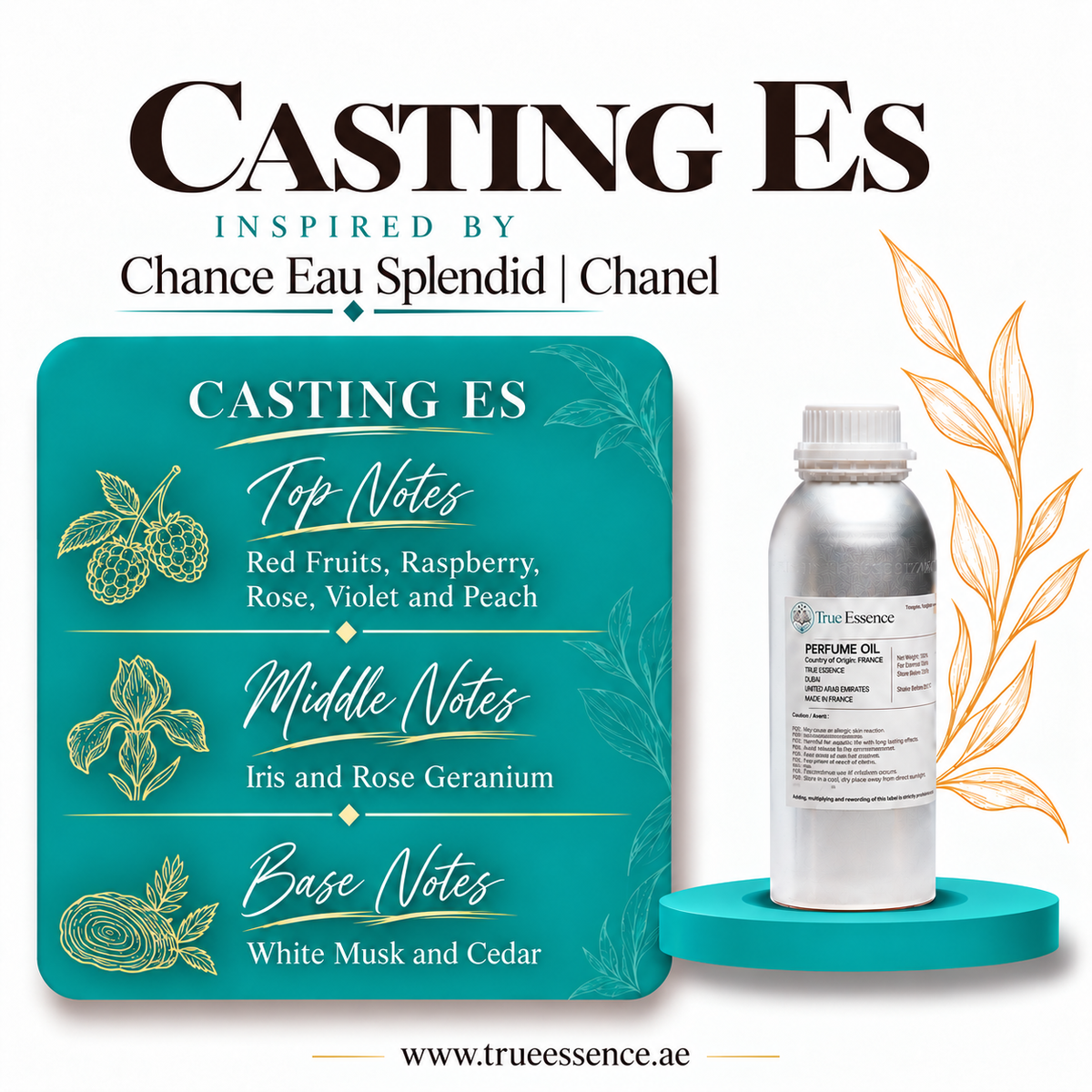 CASTING ES Inspired by Chance Eau Splendid | Chanel | Medium Quality
