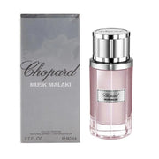 Chopard Musk Malaki perfume bottle and packaging on a white background