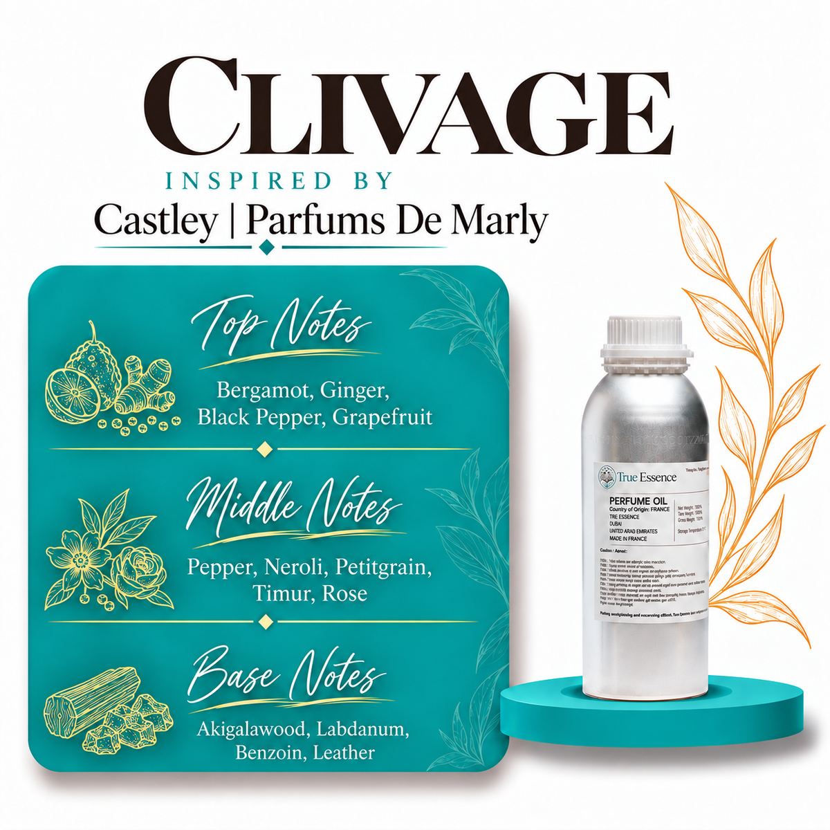 CLIVAGE Inspired by Castley| Parfums de Marly | Top Quality