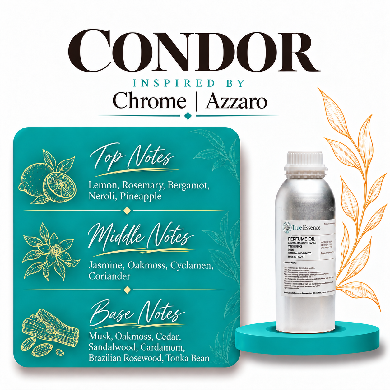 CONDOR Inspired by Chrome | Azzaro | Top Quality