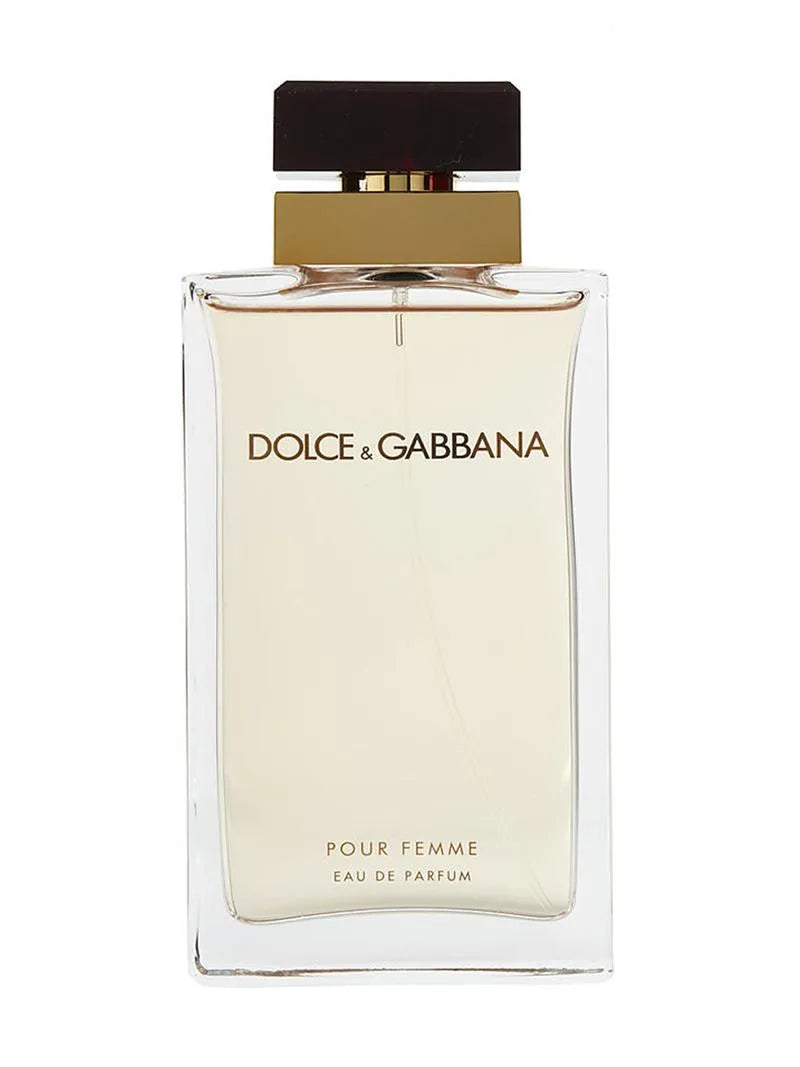 Dolce & Gabbana perfume bottle on a white background