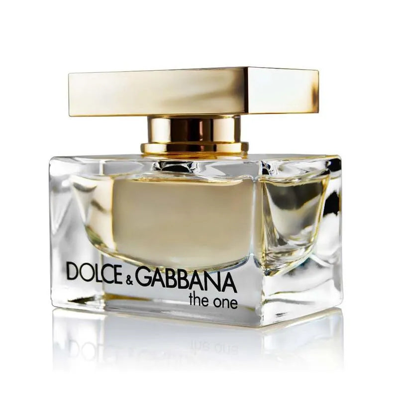 Dolce & Gabbana perfume bottle on a white background