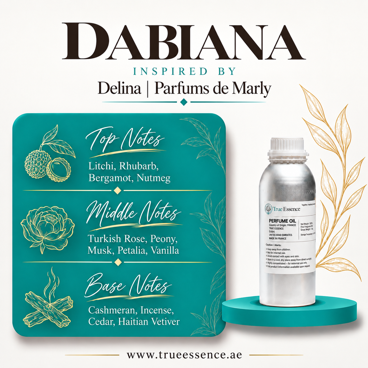 DABIANA Inspired By Delina | Parfums de Marly | Medium Quality