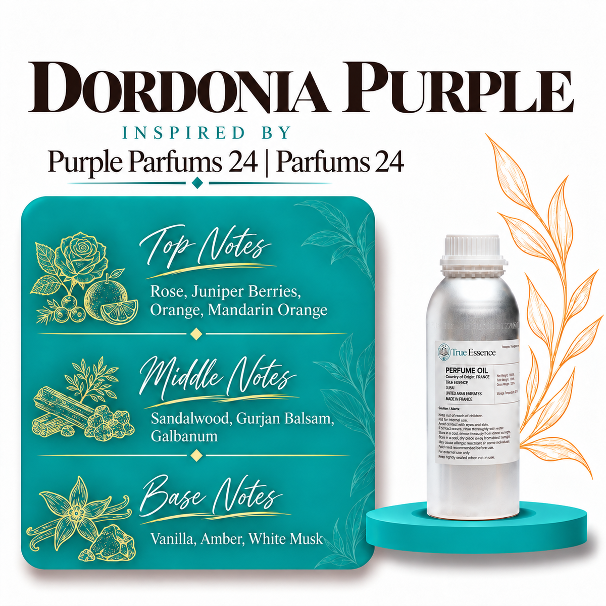 DORDONIA PURPLE Inspired by Purple Parfums 24 | Parfums 24 | Top Quality