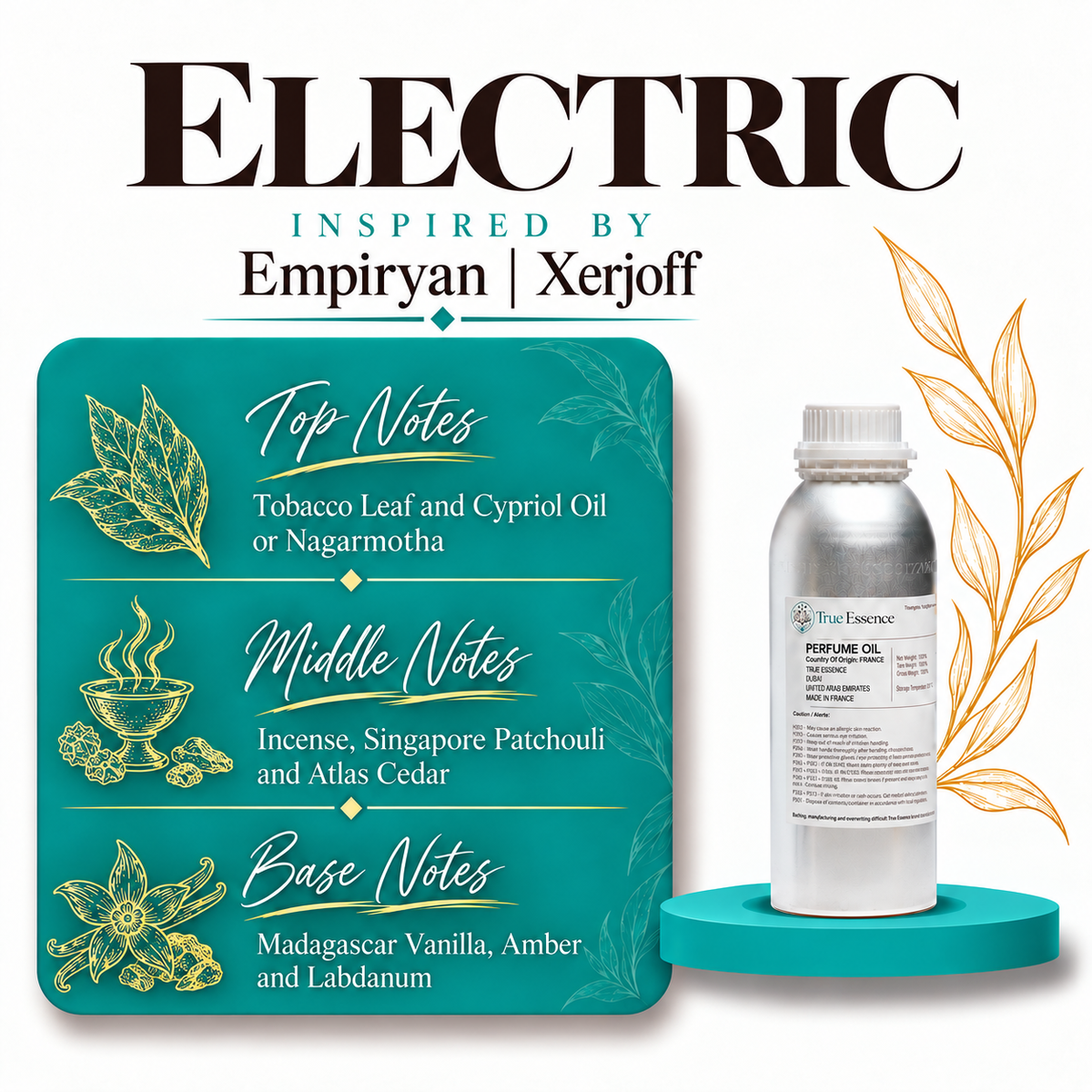 ELECTRIC Inspired By Empiryan | Xerjoff | Medium Quality