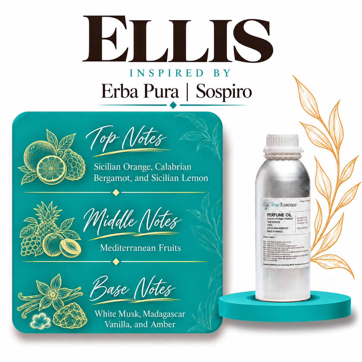 ELLIS Inspired by Erba Pura |  Sospiro | Medium Quality