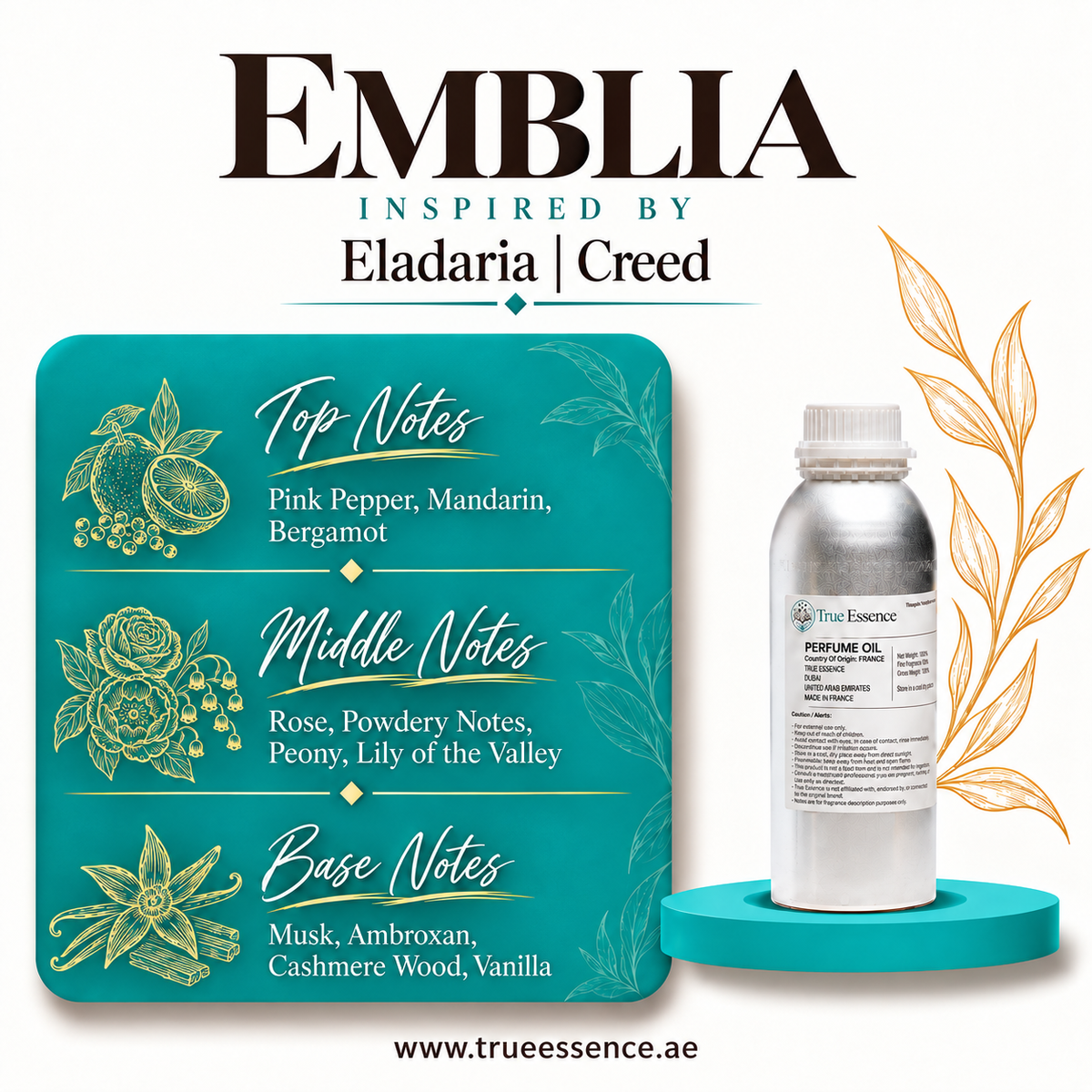 EMBLIA Inspired Eladaria | Creed |Medium Quality