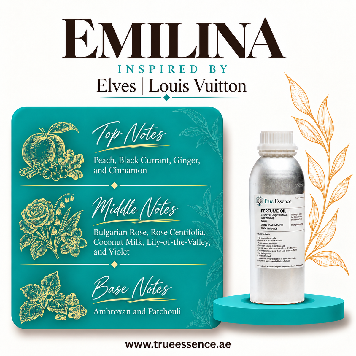 EMILINA Inspired by Elves | Louis Vuitton | Medium Quality